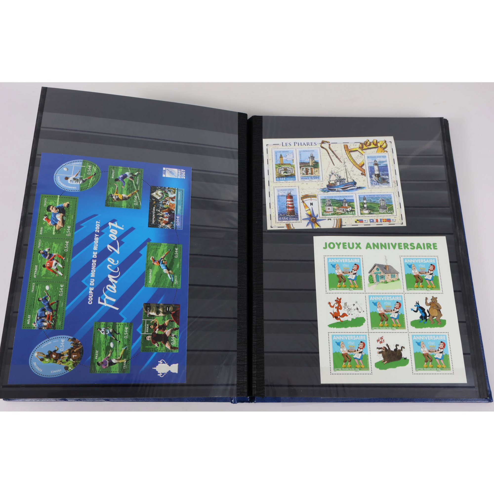 COLLECTION DE FRANCE DE 2007 ET 2008 TIMBRES NEUFS** TIMBRES OBLITÉRÉS → 2022