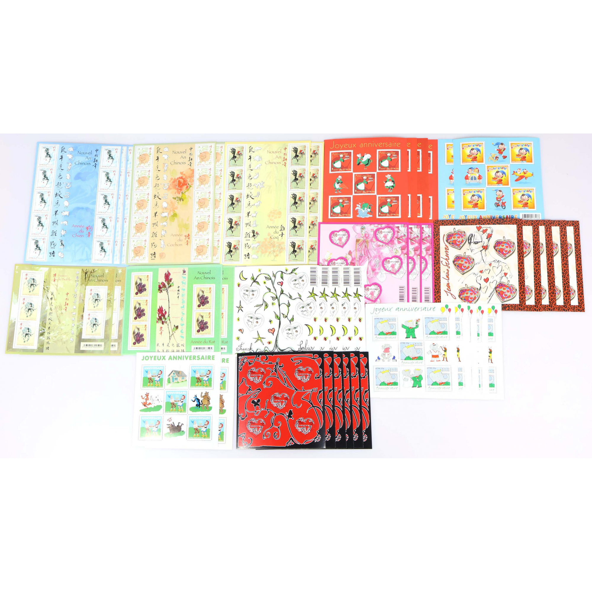 LOT DE 250 TIMBRES À VALIDITÉ PERMANENTE POUR AFFRANCHIR LETTRES FRANCE 20G