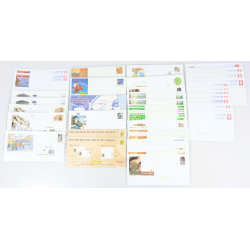 LOT DE 100 ENVELOPPES PRÉ AFFRANCHIES POUR LETTRES 20G FRANCE, THÈMES DIVERS