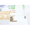 LOT DE 100 ENVELOPPES PRÉ AFFRANCHIES POUR LETTRES 20G FRANCE, THÈMES DIVERS