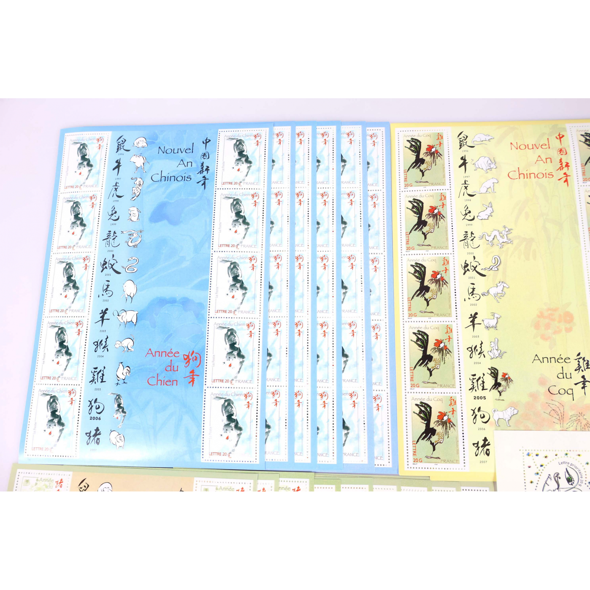 LOT DE 250 TIMBRES À VALIDITÉ PERMANENTE LETTRES FRANCE 20G POUR AFFRANCHIR