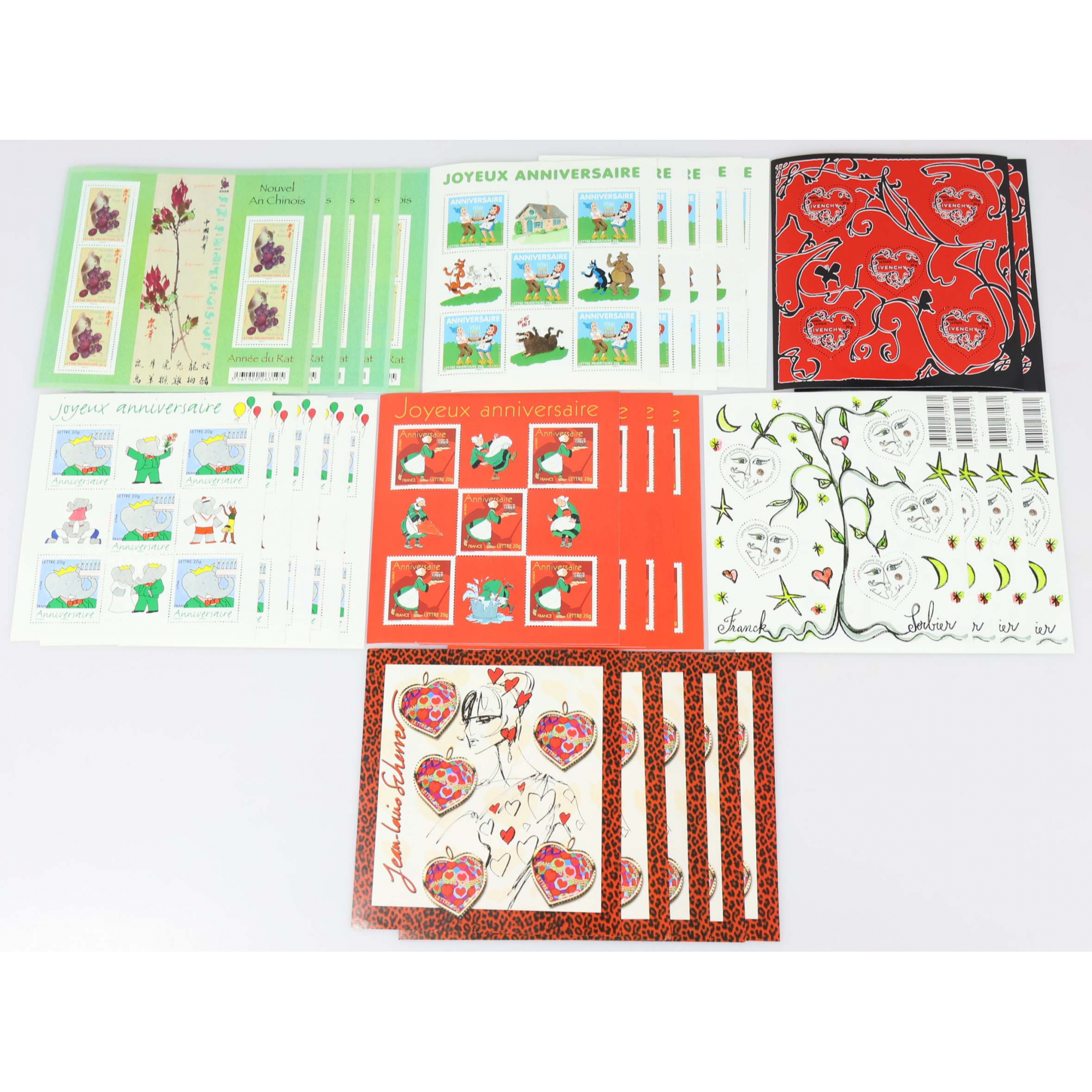 LOT DE 150 TIMBRES À VALIDITÉ PERMANENTE POUR AFFRANCHIR LETTRES FRANCE 20G