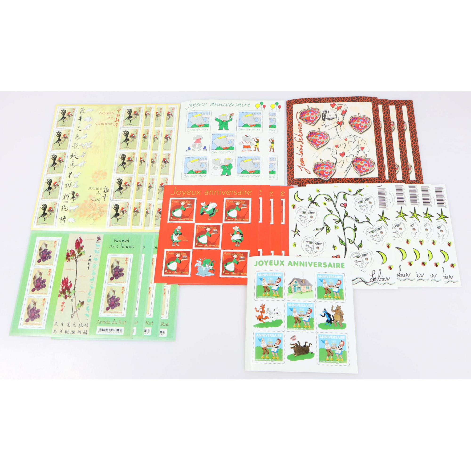 LOT DE TIMBRES À VALIDITÉ PERMANENTE POUR AFFRANCHIR 150 LETTRES FRANCE 20G