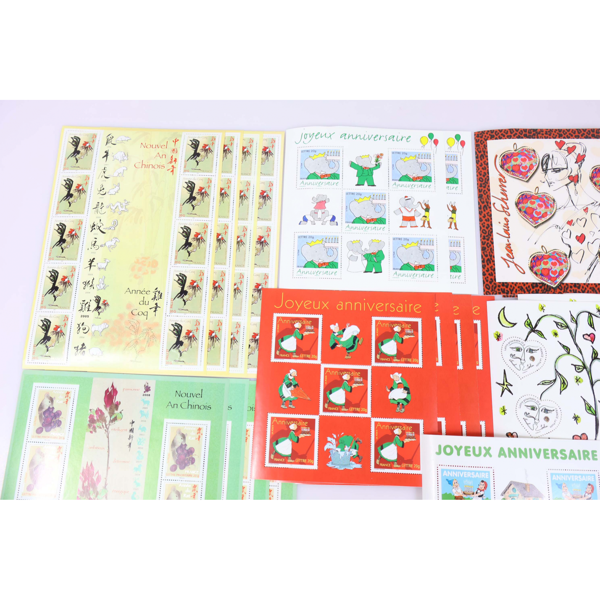 LOT DE TIMBRES À VALIDITÉ PERMANENTE POUR AFFRANCHIR 150 LETTRES FRANCE 20G