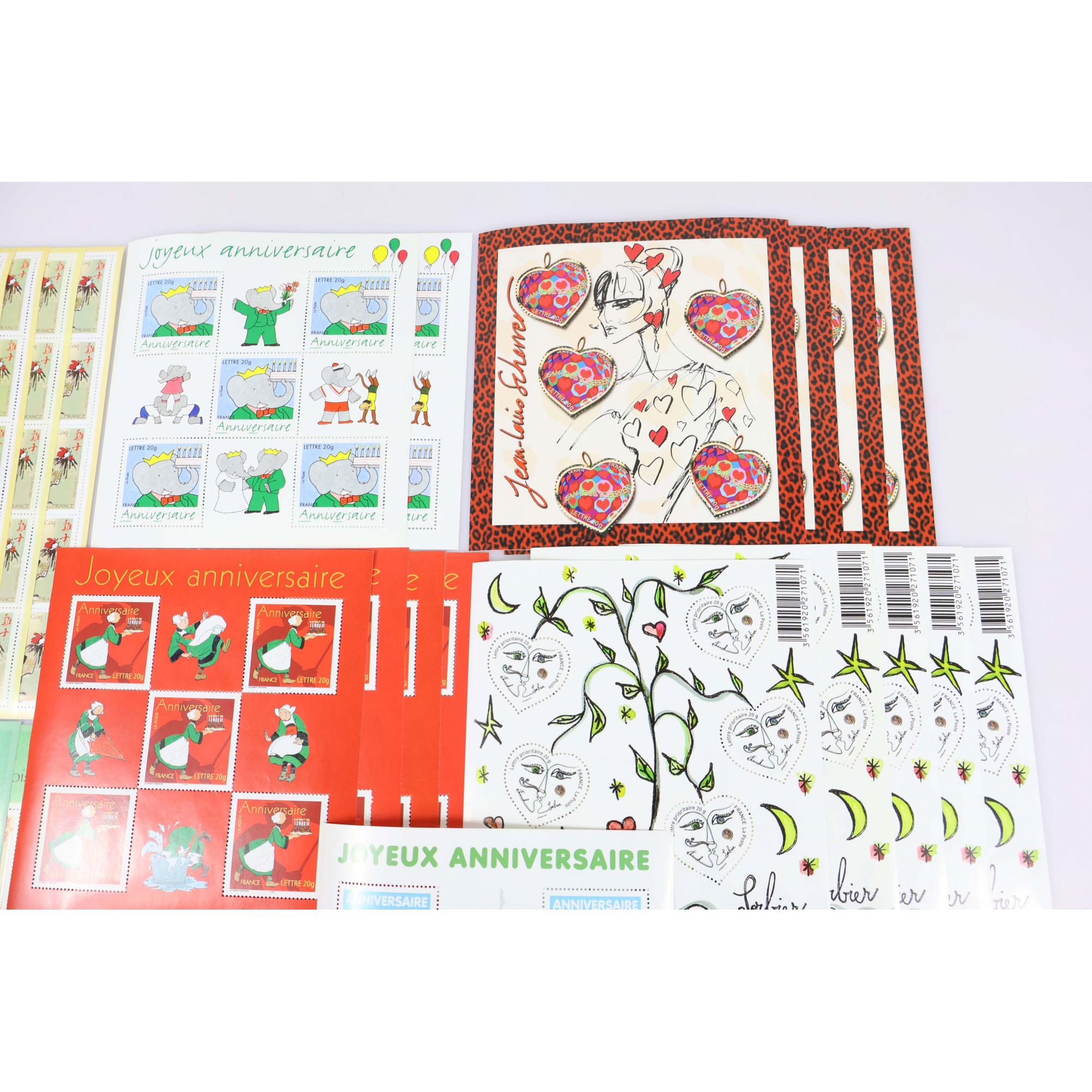 LOT DE TIMBRES À VALIDITÉ PERMANENTE POUR AFFRANCHIR 150 LETTRES FRANCE 20G