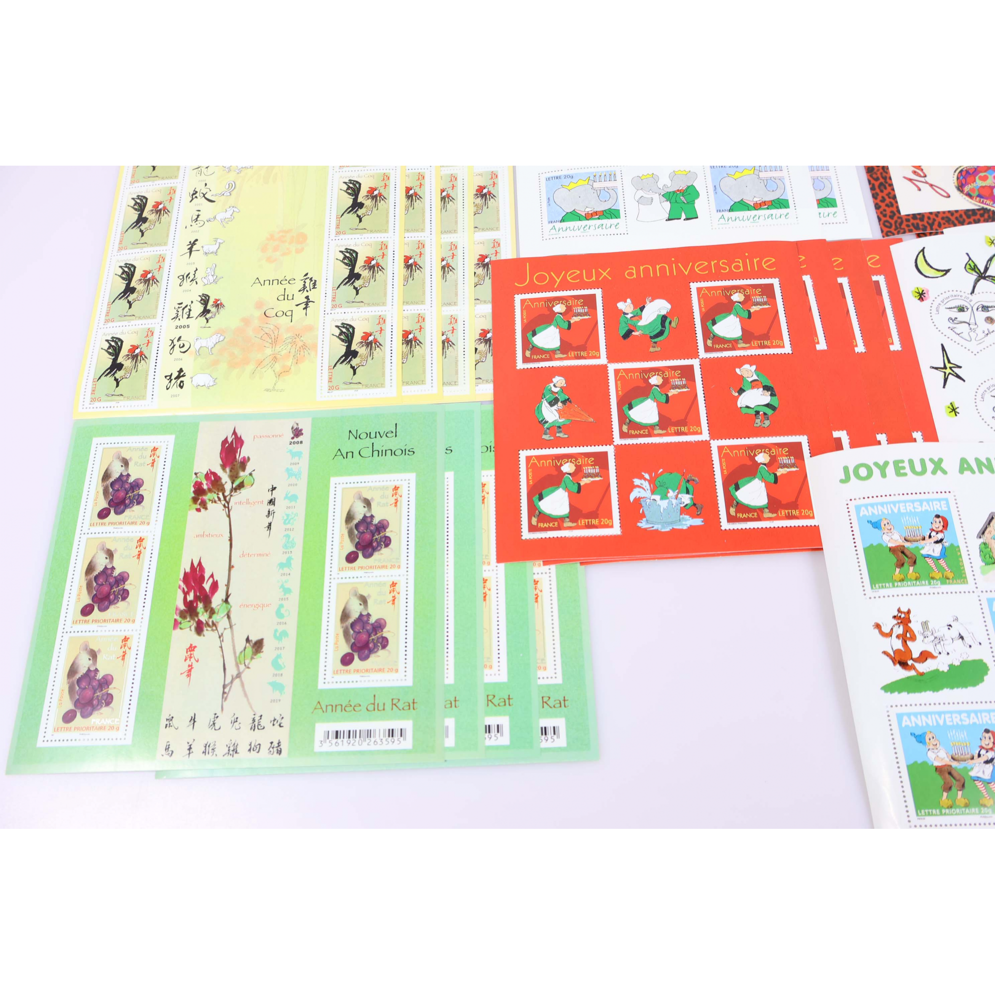 LOT DE TIMBRES À VALIDITÉ PERMANENTE POUR AFFRANCHIR 150 LETTRES FRANCE 20G