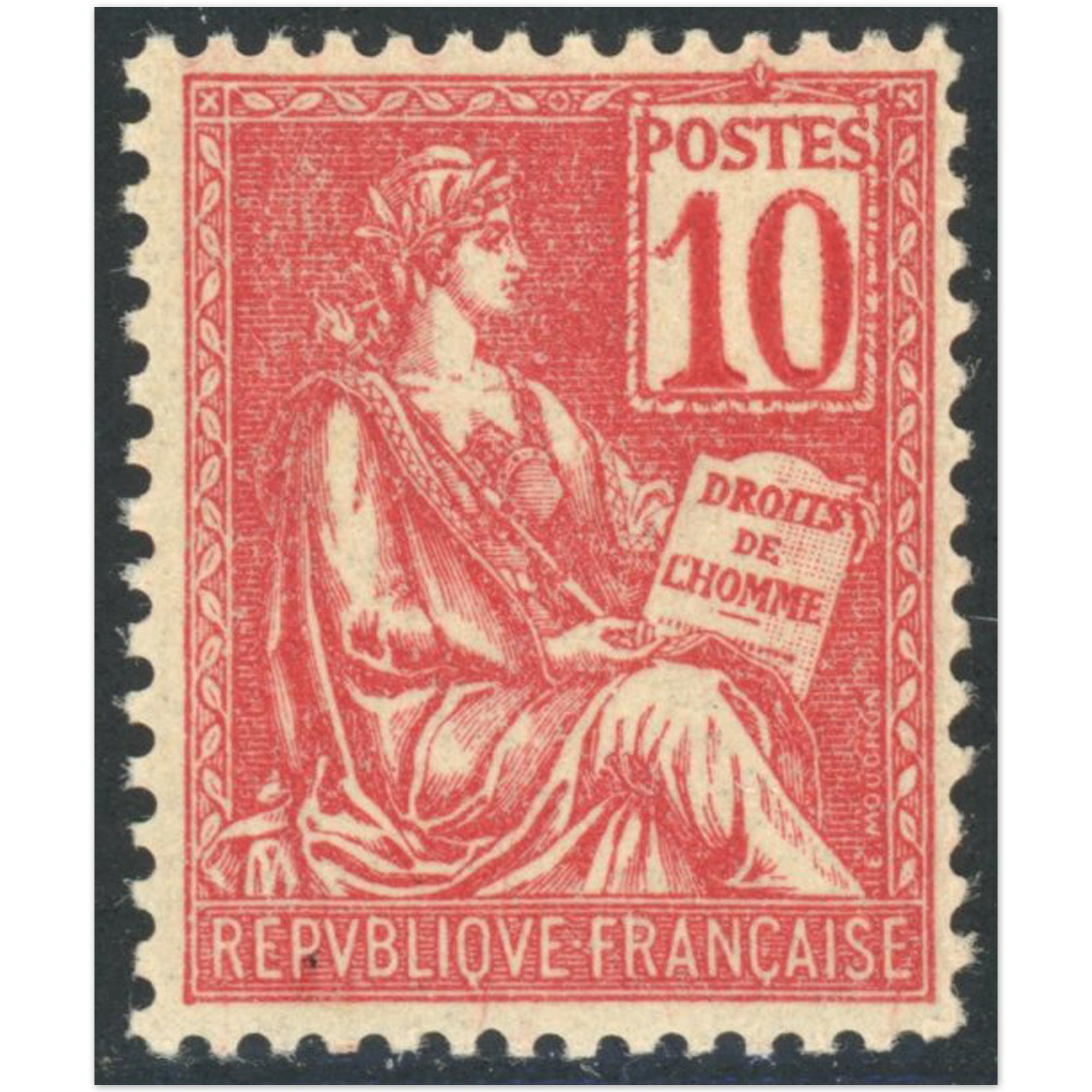 MOUCHON N°112 TIMBRE DE FRANCE NEUF** DE BELLE QUALITÉ ANNÉE 1900 COTE 95€