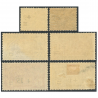 SÉRIE ORPHELINS SURCHARGÉE COMPLÈTE N°164 À 169 TIMBRES NEUFS** COTE 370€