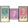 CÉLÉBRITÉS N°291 À 293 TIMBRES DE FRANCE NEUFS** AVEC BDF ANNÉE 1933 COTE 155€