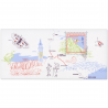 BLOC SOUVENIR N°204A/B/C ROUTE NAPOLÉON RN85 TIMBRES NEUFS** ANNÉE 2023