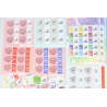 LOT DE TIMBRES ET FEUILLES PERSONNALISÉS DE FRANCE TIMBRES NEUFS** FACIALE 151€