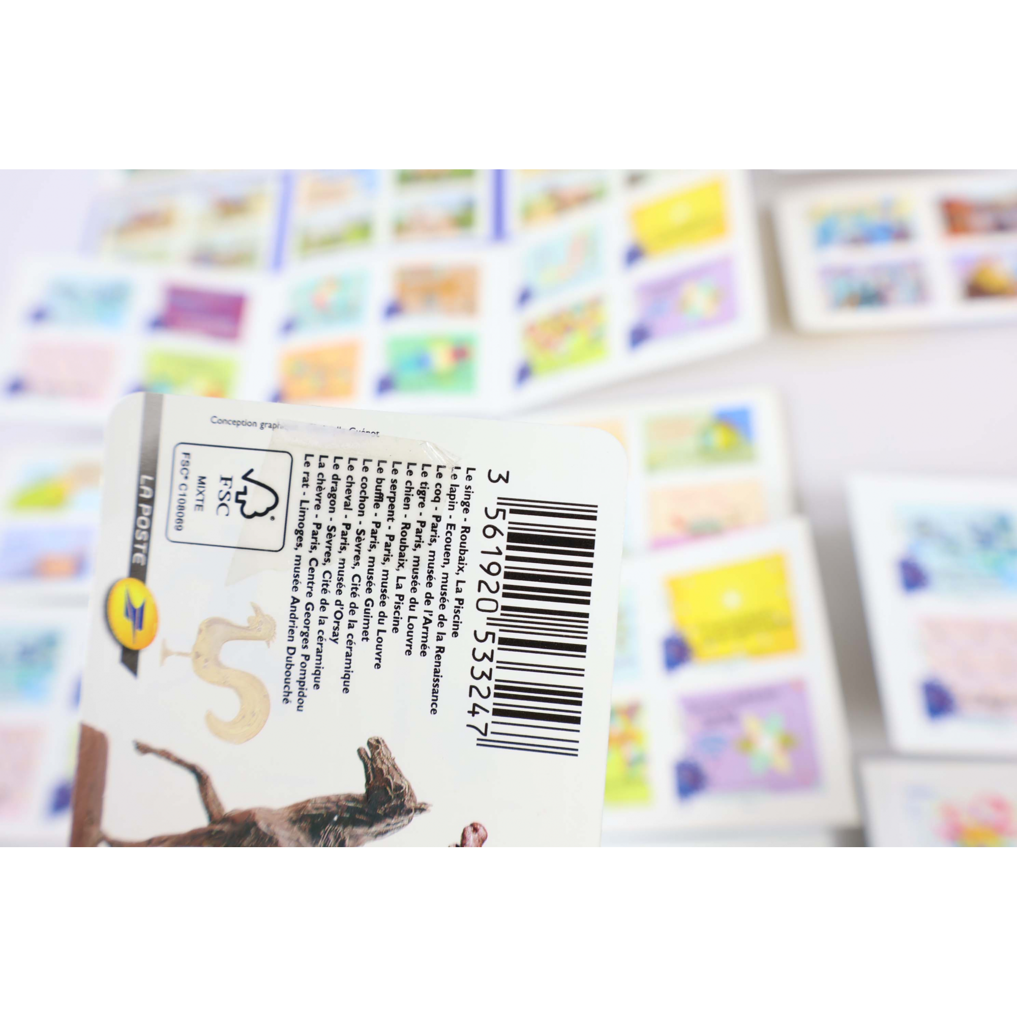 LOT 204 TIMBRES AUTOADHÉSIFS LETTRES VERTES 20G VP FRANCE , CARNETS POUR AFFRANCHIR