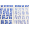 LOT DE 7 CARNETS DE 12 TIMBRES VP EUROPE LETTRE 20G AVEC INSCRIPTIONS AU DOS