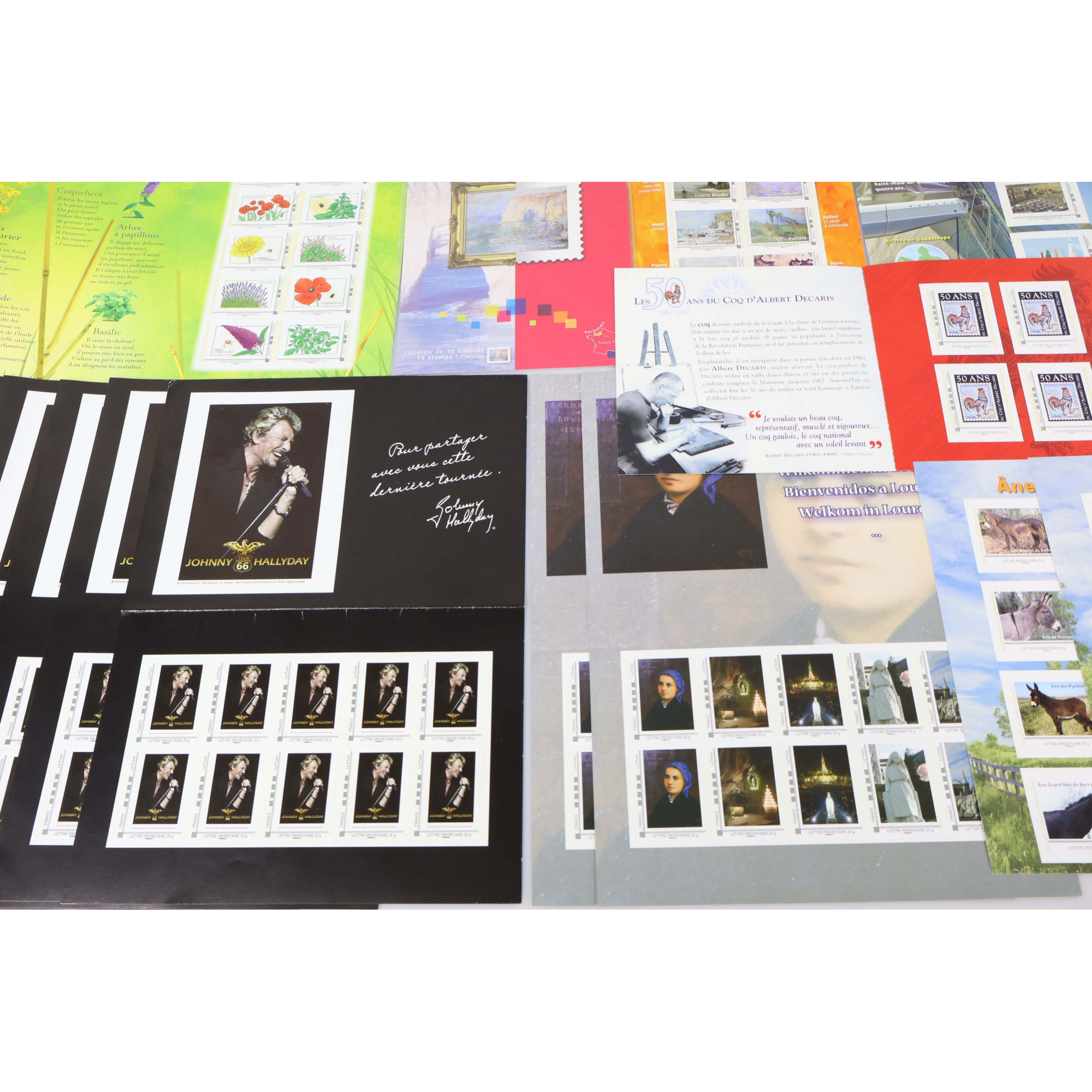 LOT DE 170 TIMBRES AUTOADHÉSIFS VP LETTRES 20G FRANCE SOUS FORMAT COLLECTORS