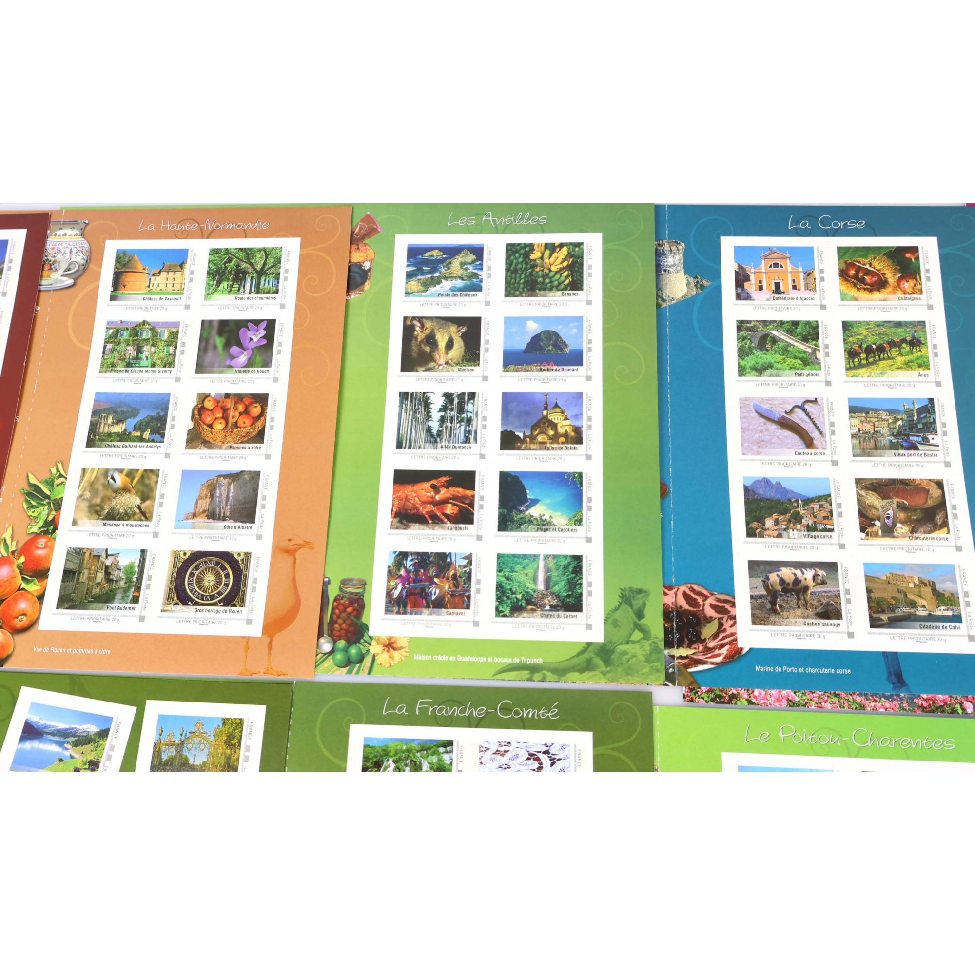 LOT DE 120 TIMBRES AUTOADHÉSIFS VP LETTRES 20G FRANCE SOUS FORMAT COLLECTORS