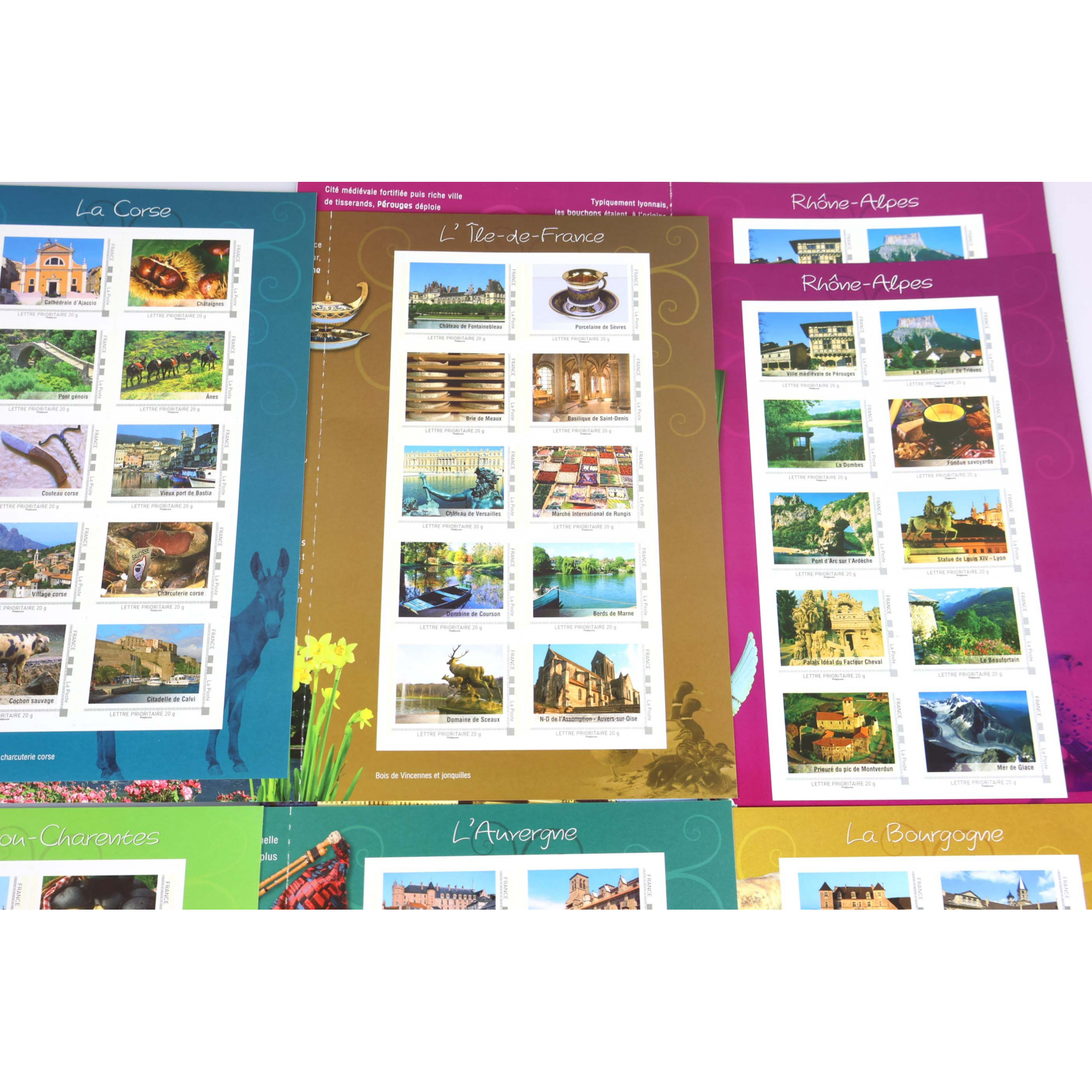 LOT DE 120 TIMBRES AUTOADHÉSIFS VP LETTRES 20G FRANCE SOUS FORMAT COLLECTORS