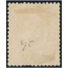 OBLITÉRATION ATYPIQUE CACHET ROUGE N°38 TIMBRE OBLITÉRÉ DE 1870 TRÈS BON ÉTAT