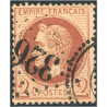 NAPOLÉON N°26A TIMBRE DE FRANCE OBLITÉRATION GROS CHIFFRES ANNÉE 1863 COTE 90€