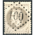 NAPOLÉON N°27A TIMBRE DE FRANCE OBLITÉRATION GROS CHIFFRES ANNÉE 1863
