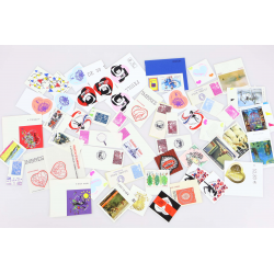 LOT CONSÉQUENT DE TIMBRES AUTOADHÉSIFS DE FRANCE TRÈS MODERNES COTE ÉLEVÉE