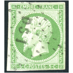 NAPOLÉON N°12 EMPIRE TIMBRE FRANCAIS OBLITÉRATION BUREAUX DE PARIS COTE 100€