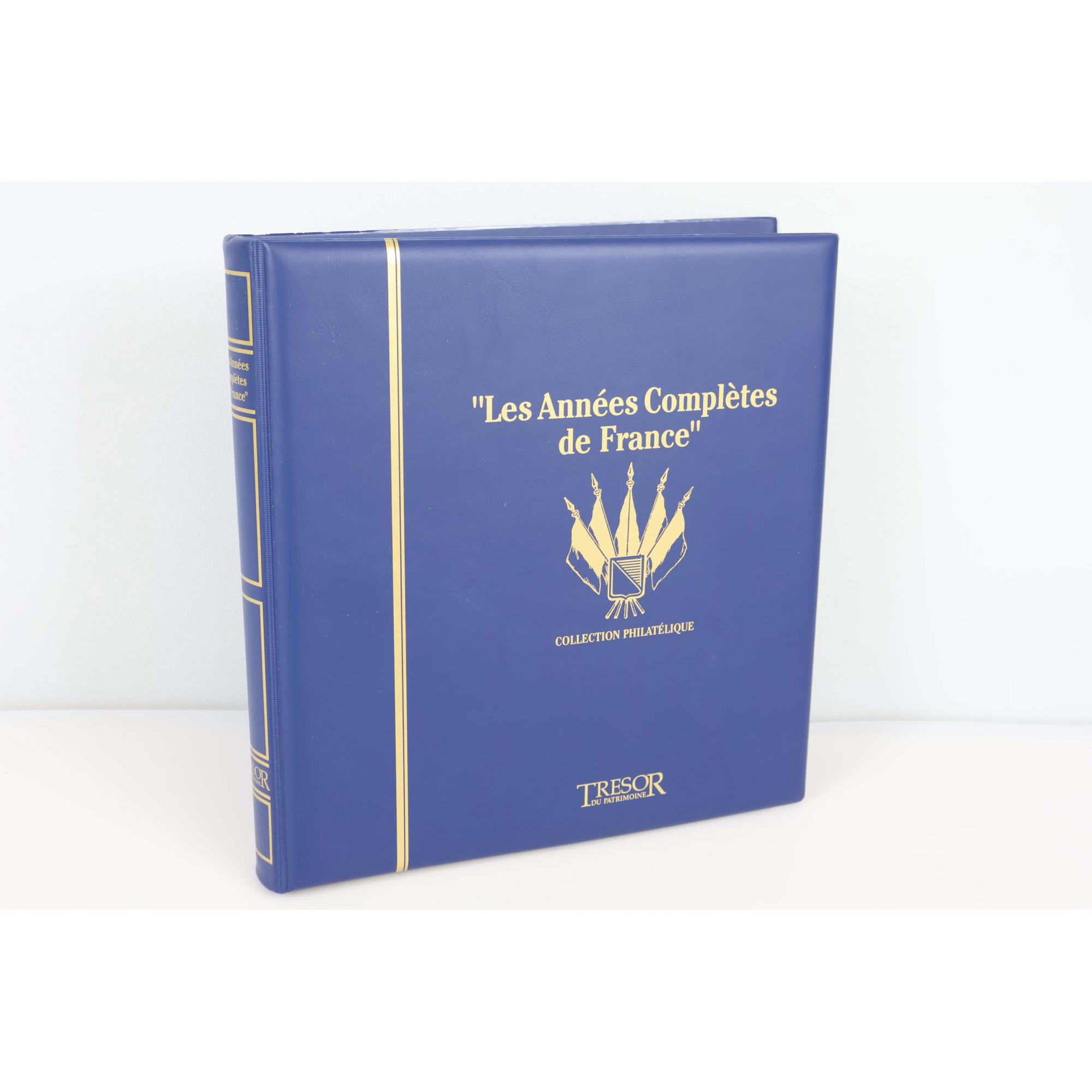 COLLECTION DE FRANCE ANNÉES COMPLÈTES 1956 A 1974 TIMBRES NEUFS** AVEC CLASSEUR