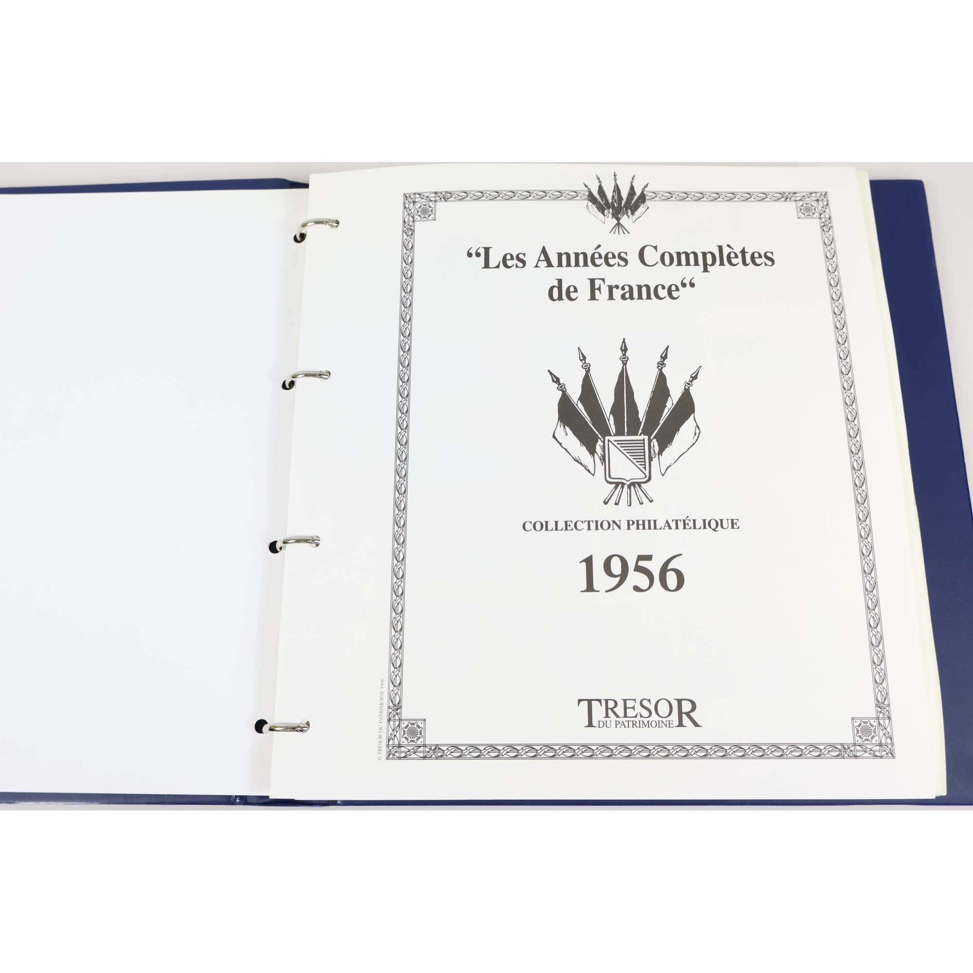 COLLECTION DE FRANCE ANNÉES COMPLÈTES 1956 A 1974 TIMBRES NEUFS** AVEC CLASSEUR