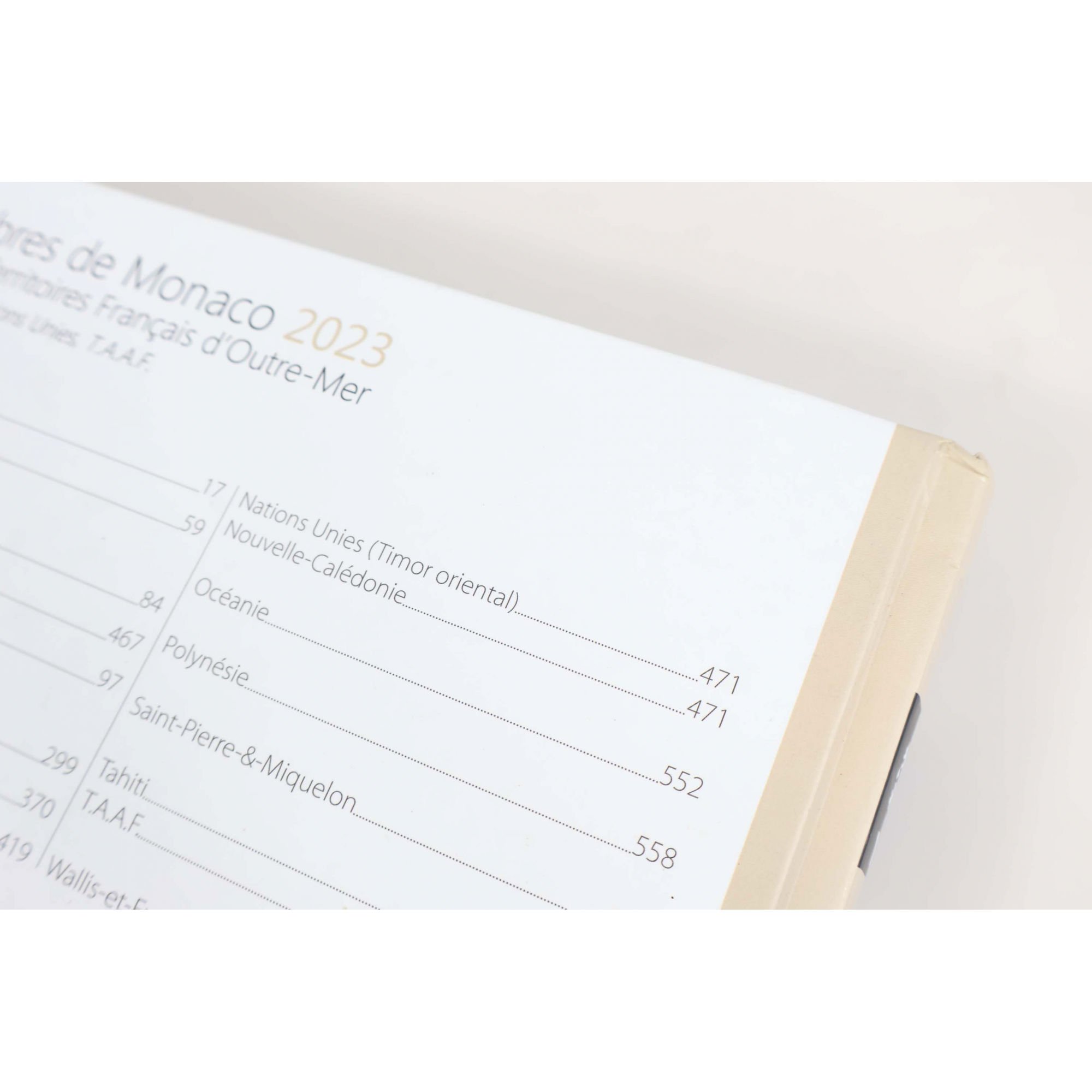 CATALOGUE DE COTATION ÉDITION 2023 YVERT ET TELLIER, TIMBRES DE MONACO ET DES TOM