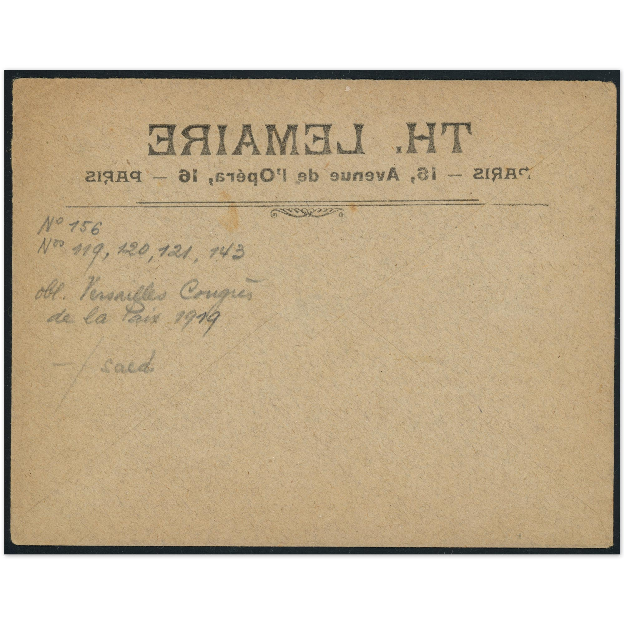 ENVELOPPE ANNÉE 1919 AFFRANCHISSEMENT TYPE MERSON ET CR TAMPONS OFFICIELS