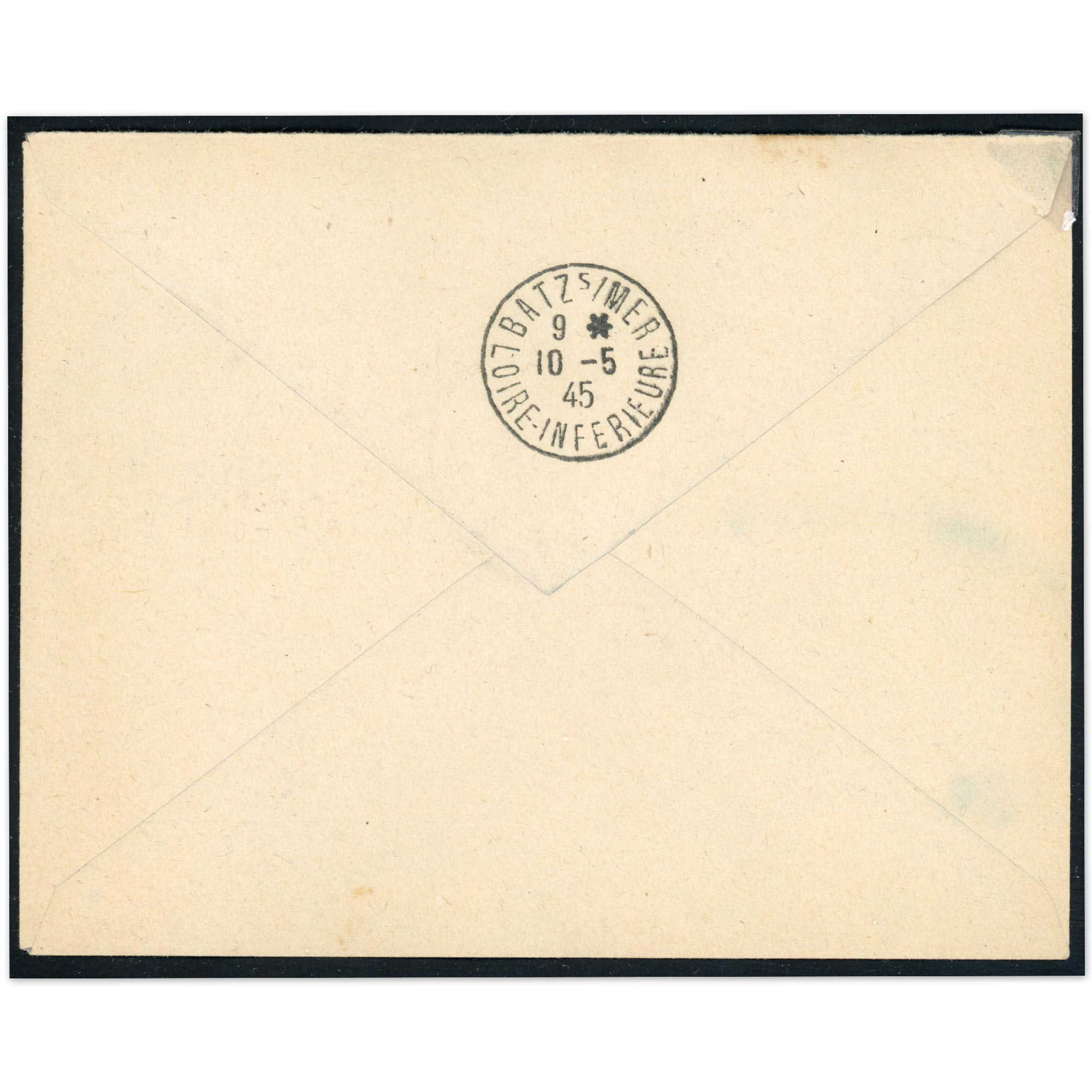 TIMBRES DE GUERRE N°74 ET 75 SUR 2 ENVELOPPES, COTE ÉLEVÉE, MARQUE "LIBÉRATION"