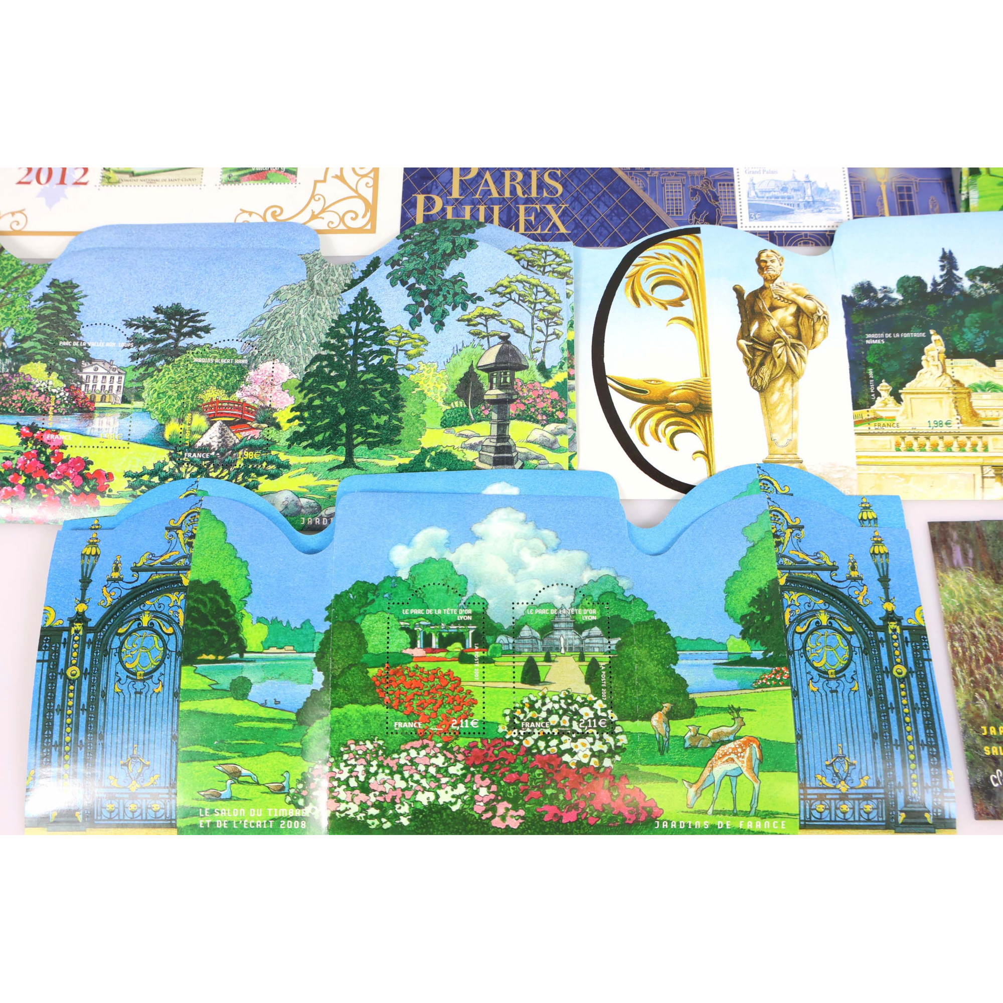 LOT BLOCS DE TIMBRES ENTRE 1.98€ ET 3€ AVEC DÉFAUTS POUR AFFRANCHIR VF 168.92€