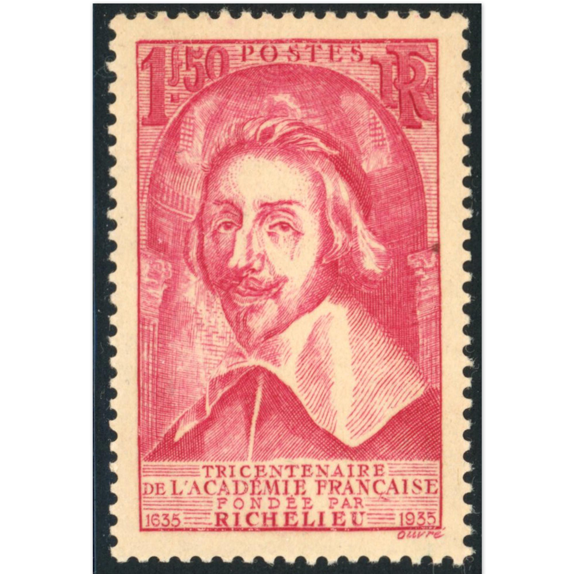 FRANCE N°305 CARDINAL RICHELIEU TIMBRE NEUF** ANNÉE 1935 SUPERBE QUALITÉ