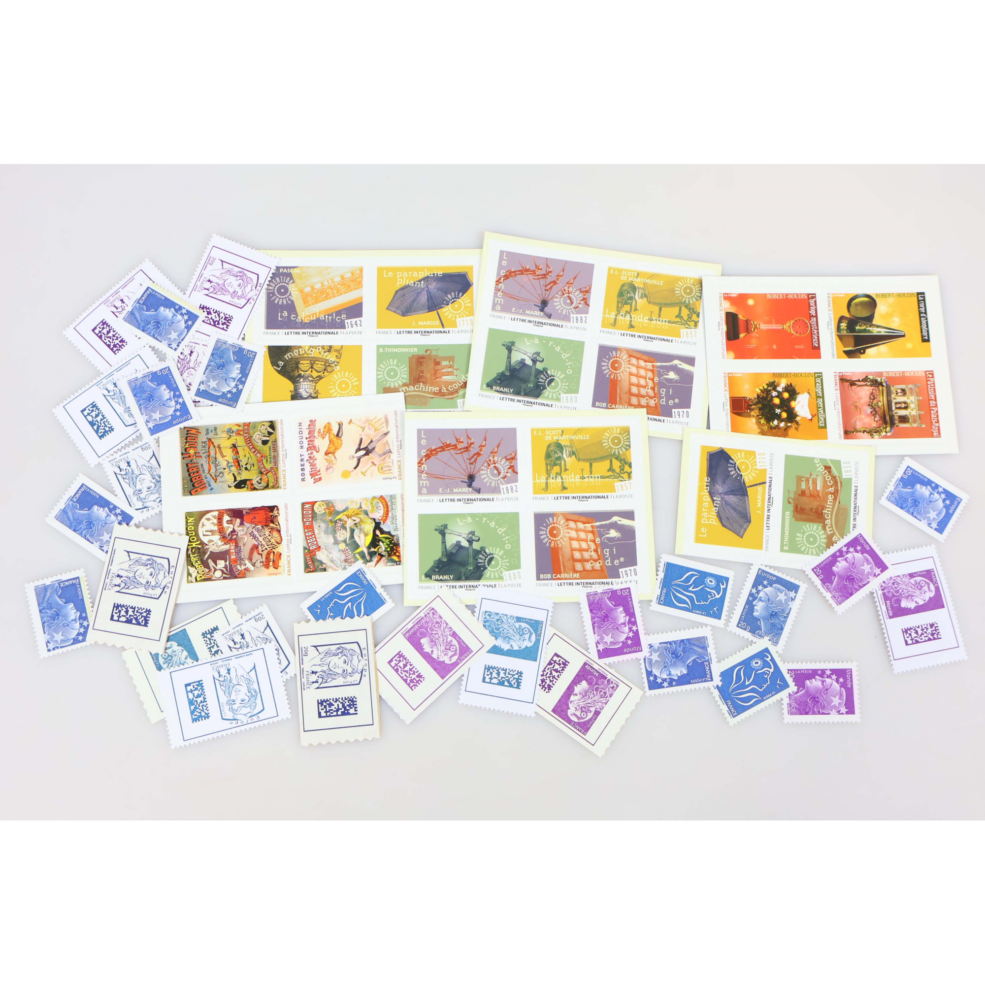 LOT DE 50 TIMBRES VP LETTRES MONDE / EUROPE 20G - VALIDITÉS PERMANENTES