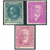 FRANCE N°291 À 293 CÉLÉBRITÉS TIMBRES NEUFS** ANNÉE 1933 SUPERBE QUALITE