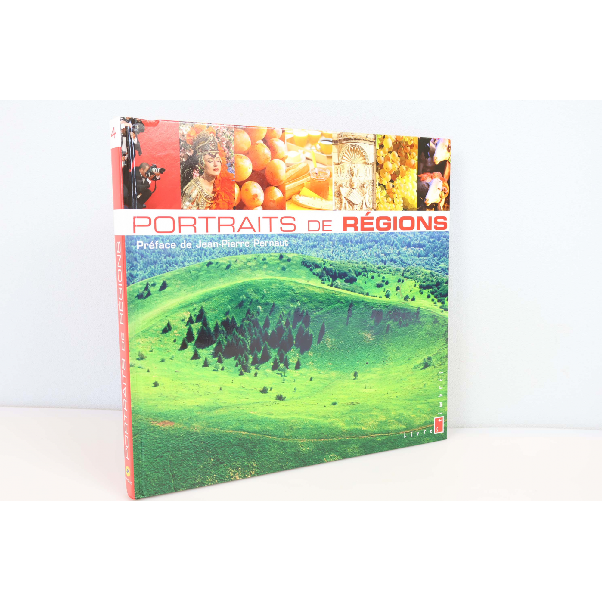 LIVRE DES TIMBRES " PORTRAITS DE REGIONS N°4 " 2006 ANGLES LÉGÈREMENT ABIMÉS