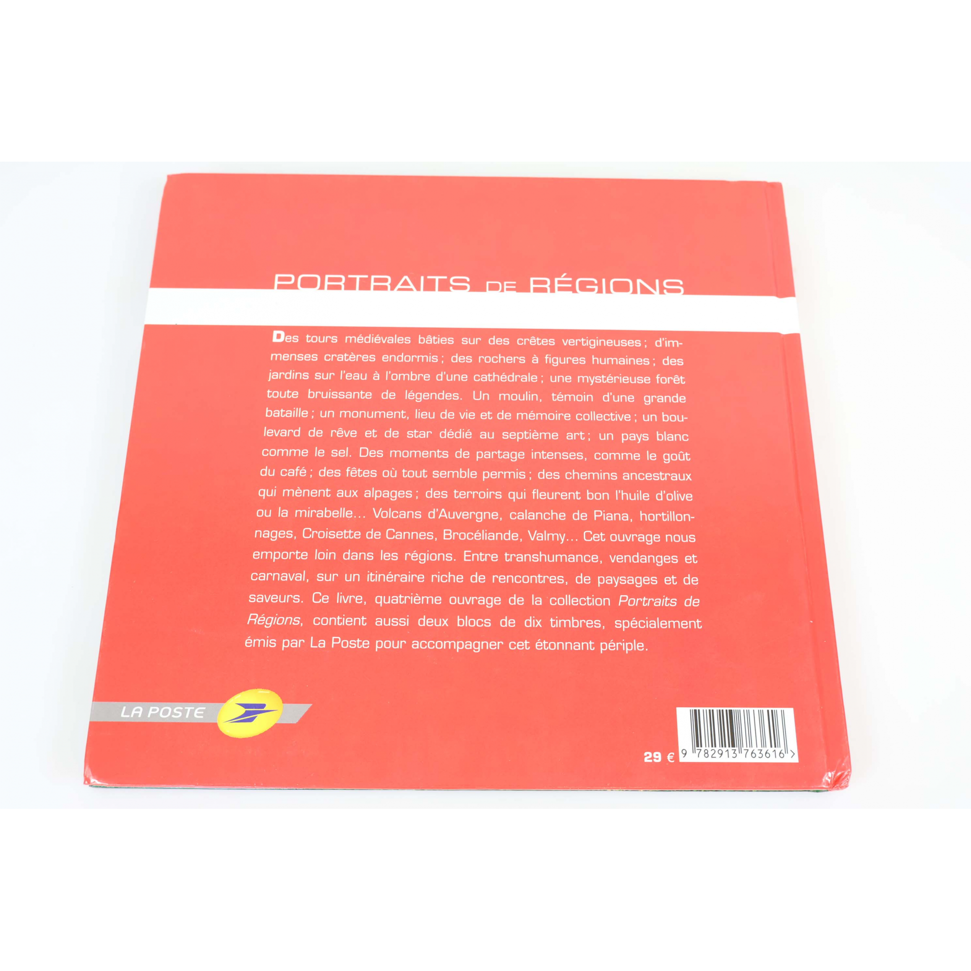 LIVRE DES TIMBRES " PORTRAITS DE REGIONS N°4 " 2006 ANGLES LÉGÈREMENT ABIMÉS