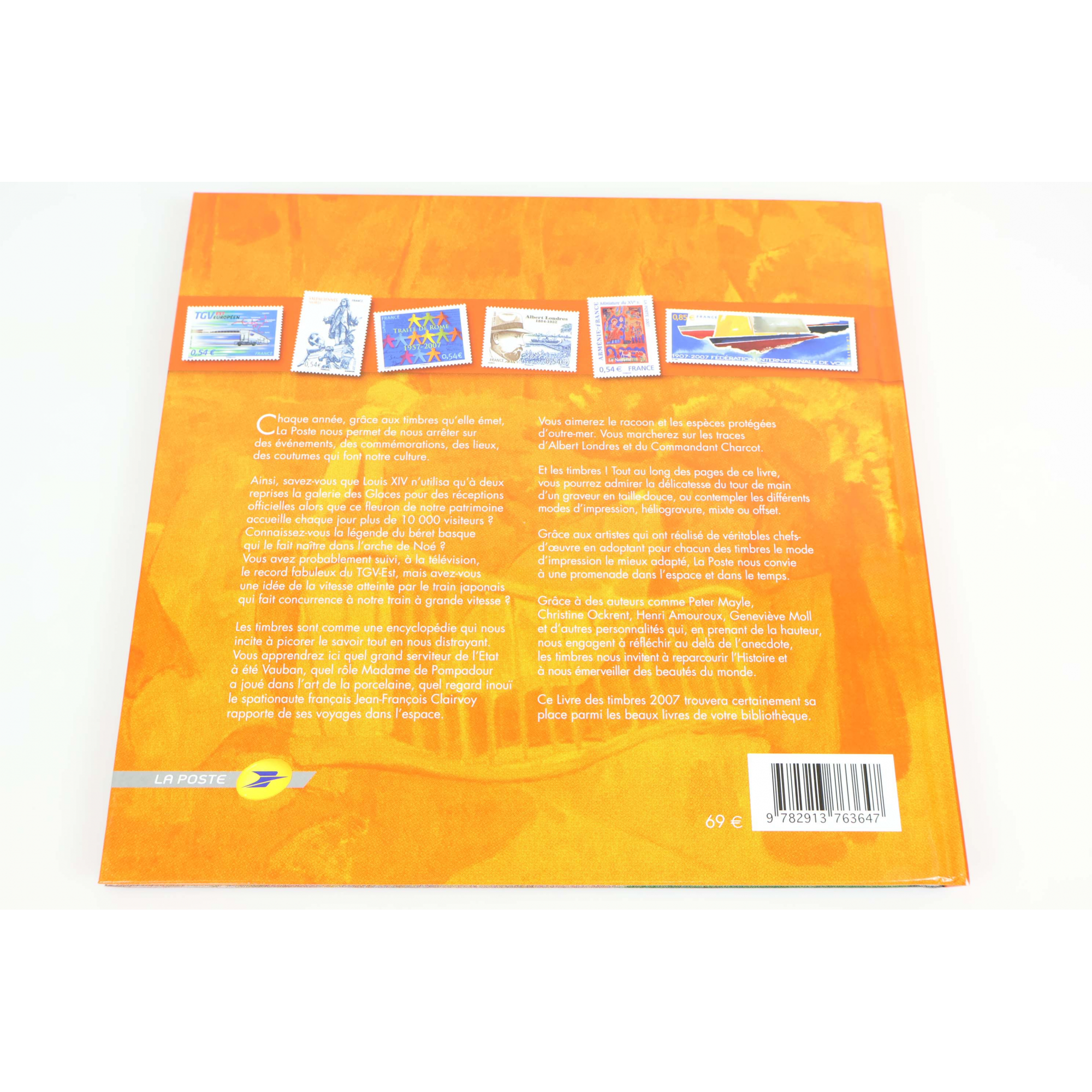 LE LIVRE DES TIMBRES FRANCE ANNÉE 2007 COMPLET NEUFS** , SIGNES USUELS LÉGERS