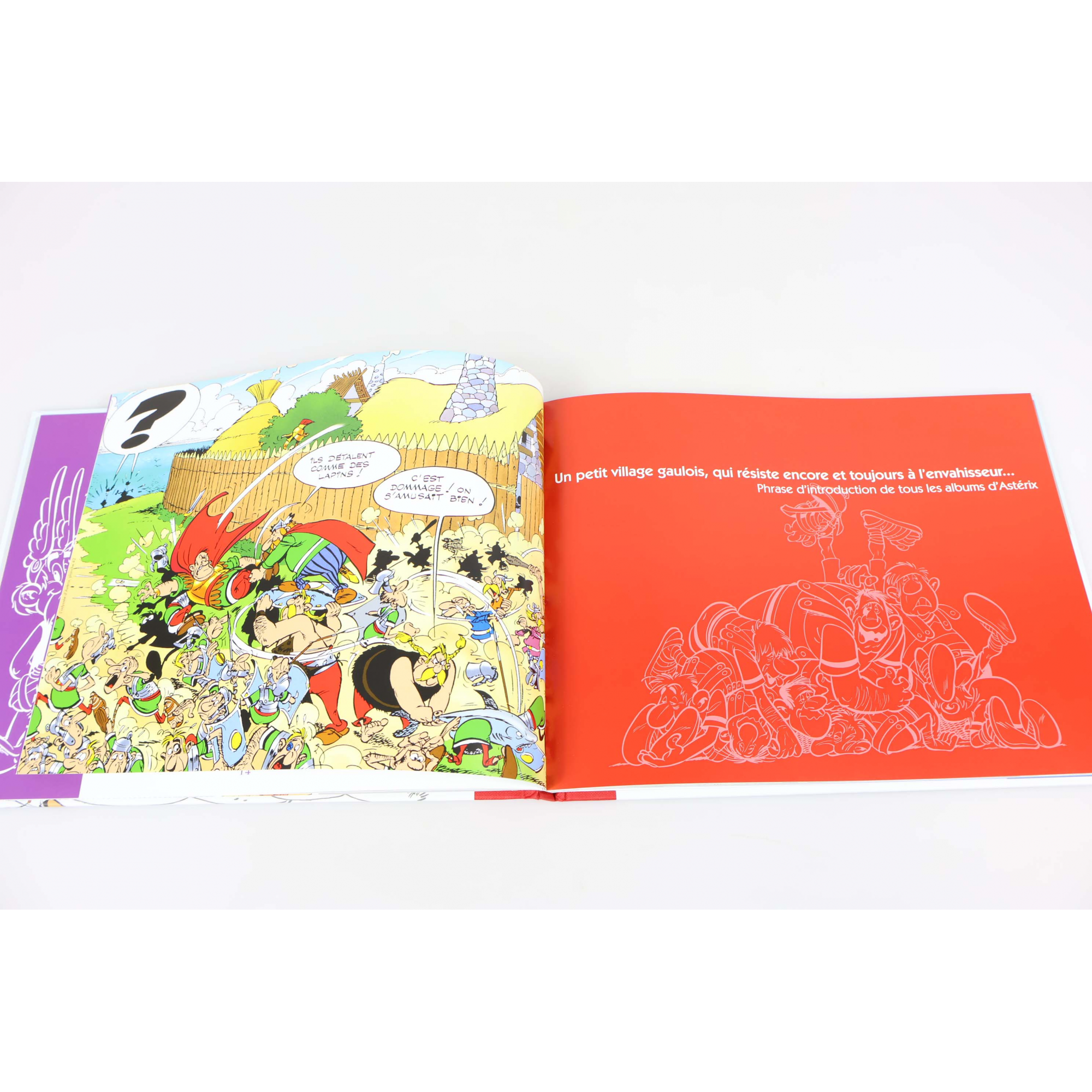 LIVRE DES TIMBRES "LE TIMBRE VOYAGE AVEC ASTÉRIX" 2009 ANGLES LÉGÈREMENT ABIMÉS