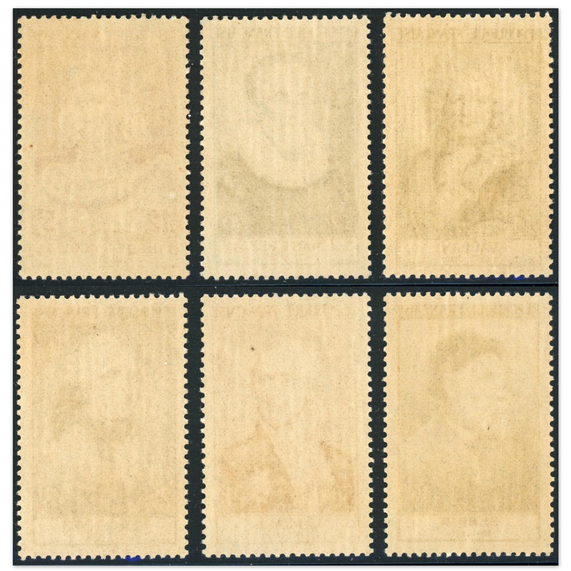 FRANCE SÉRIE CÉLÉBRITÉS N°1027/1032 TIMBRES NEUFS** ANNÉE 1955 SUPERBE QUALITÉ