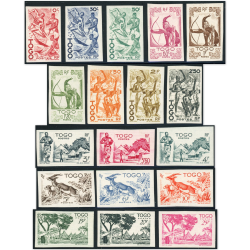 TOGO NON DENTELÉS N°236/263 SÉRIE COMPLÈTE ANCIENNES COLOS FR TIMBRES NEUFS**