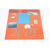 LE LIVRE DES TIMBRES FRANCE COMPLET ANNÉE 2005 NEUFS**, SIGNES USUELS BOITIER