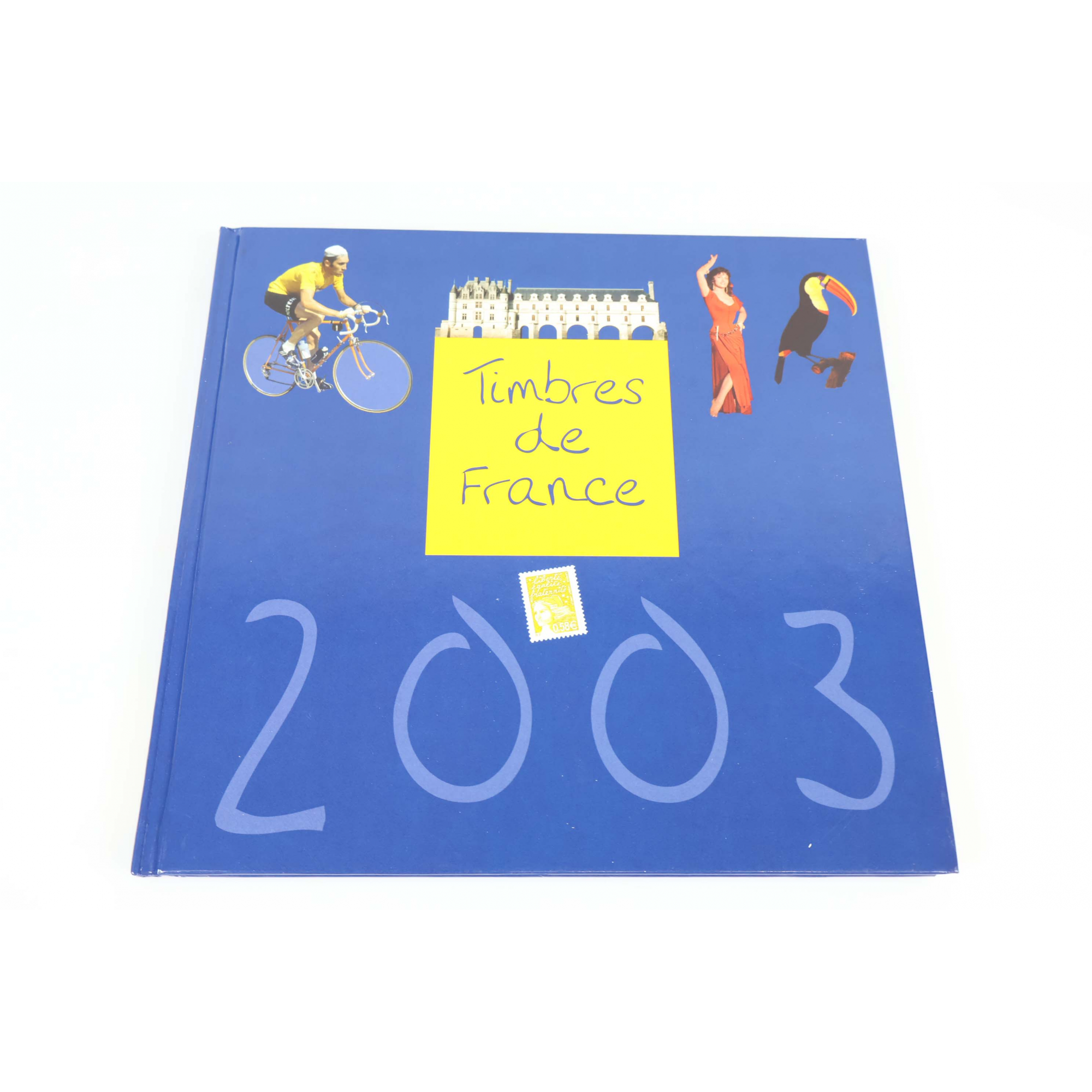 LE LIVRE DES TIMBRES FRANCE COMPLET ANNÉE 2003 NEUFS**, QUELQUES SIGNES USUELS