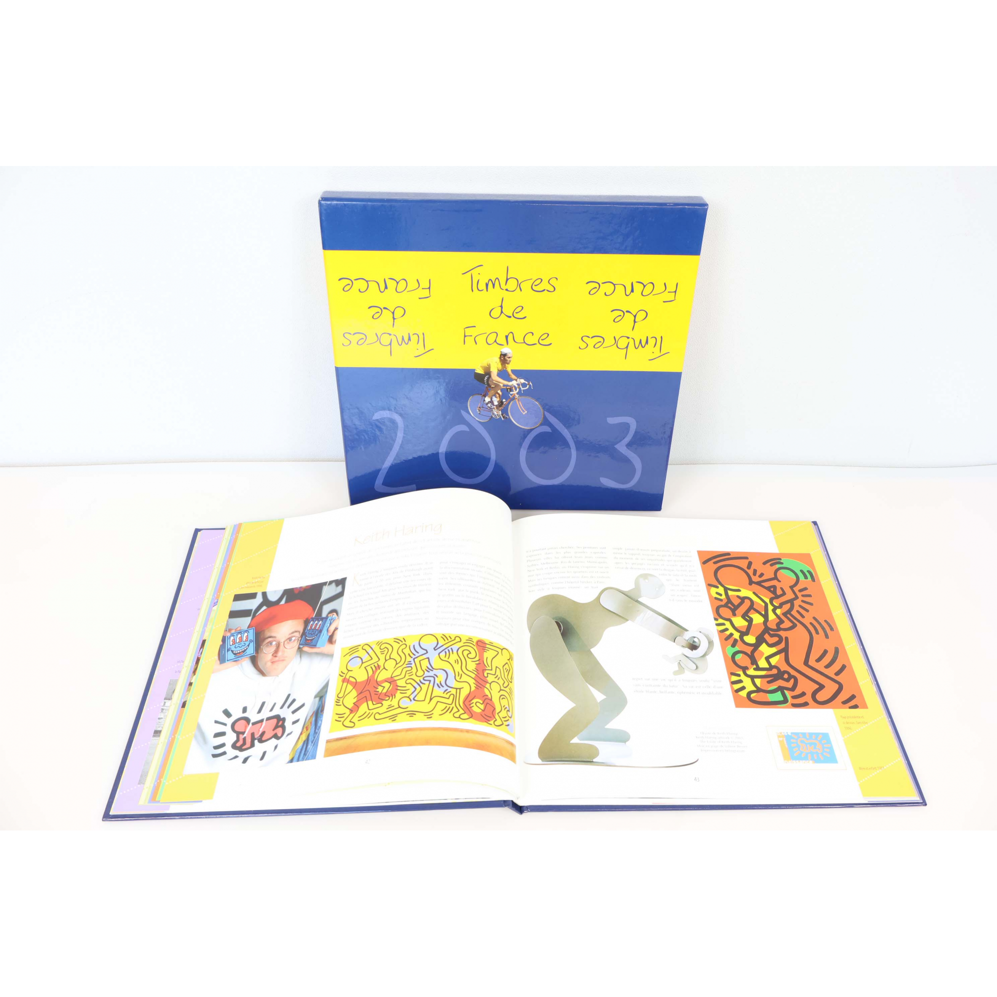 LIVRE DES TIMBRES FRANCE COMPLET ANNÉE 2003 NEUFS** LÉGERS SIGNES USUELS BOITIER