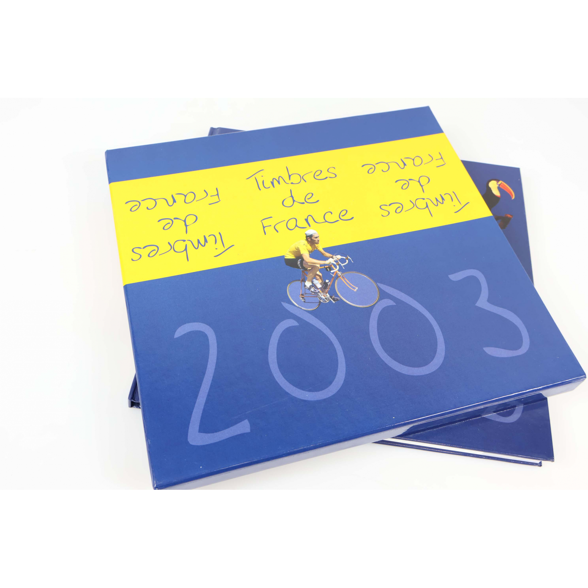 LIVRE DES TIMBRES FRANCE COMPLET ANNÉE 2003 NEUFS** LÉGERS SIGNES USUELS BOITIER