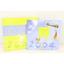 LIVRE DES TIMBRES DE FRANCE 2004 COMPLET, NEUFS** LEGERS SIGNES USUELS BOITIER