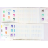 LOT BLOCS DE TIMBRES EN EUROS AVEC DÉFAUTS POUR AFFRANCHIR, FACIALE 297.73€