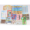 LOT BLOCS FEUILLET TIMBRES EN EUROS AVEC DÉFAUTS POUR AFFRANCHIR, FACIALE 80€