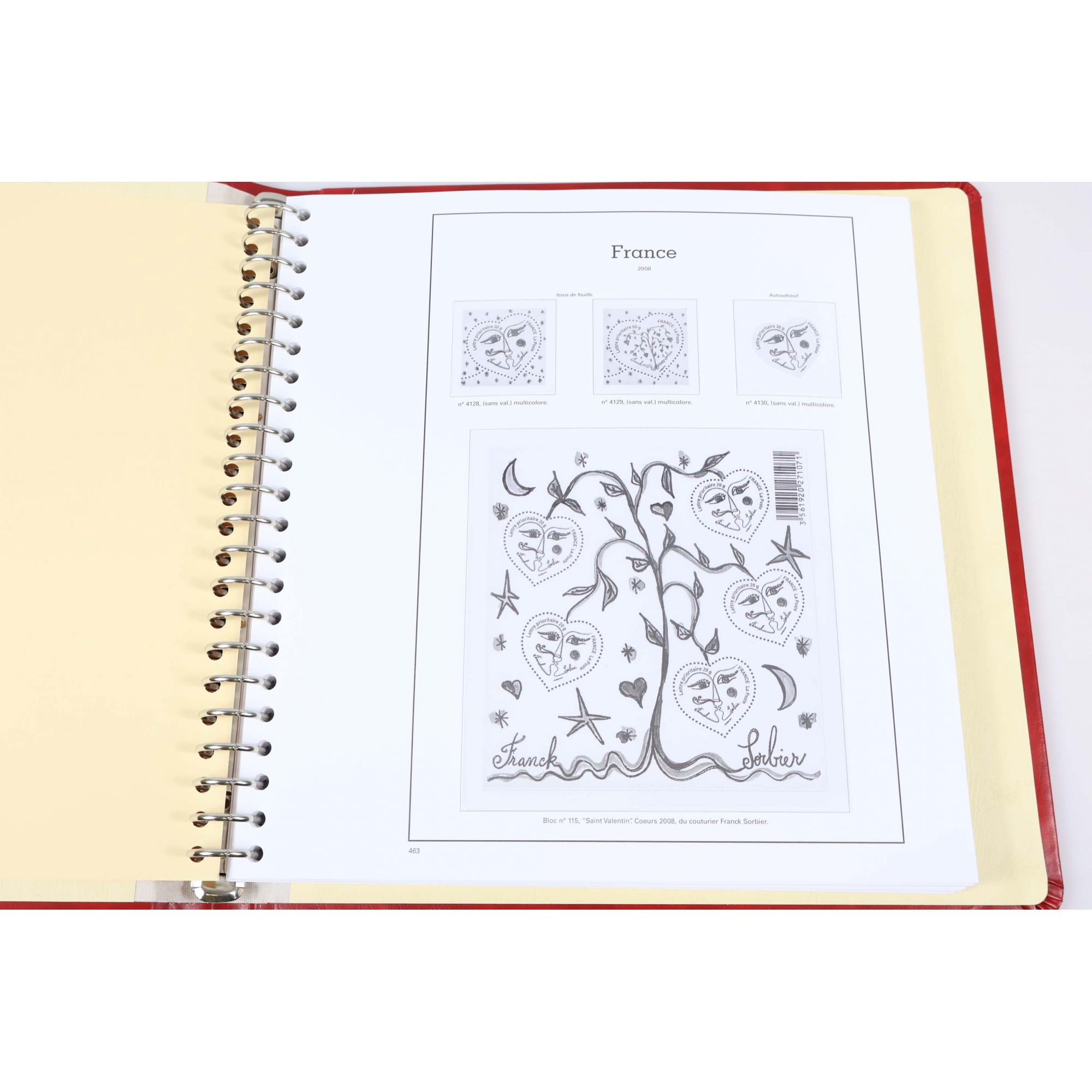 COLLECTION TIMBRES DE FRANCE 2008 À 2010 NEUFS** ALBUM YVERT ET TELLIER VF 212€