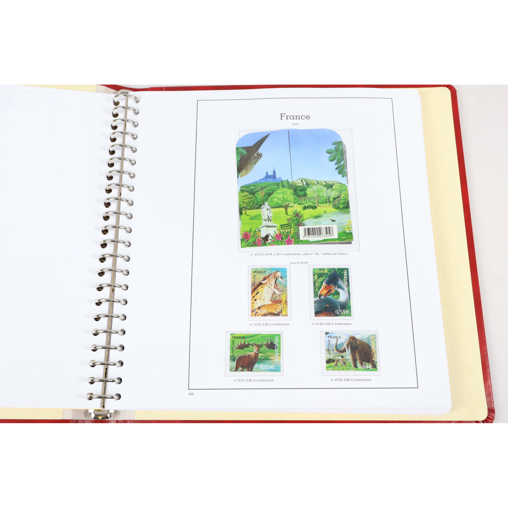 COLLECTION TIMBRES DE FRANCE 2008 À 2010 NEUFS** ALBUM YVERT ET TELLIER VF 212€