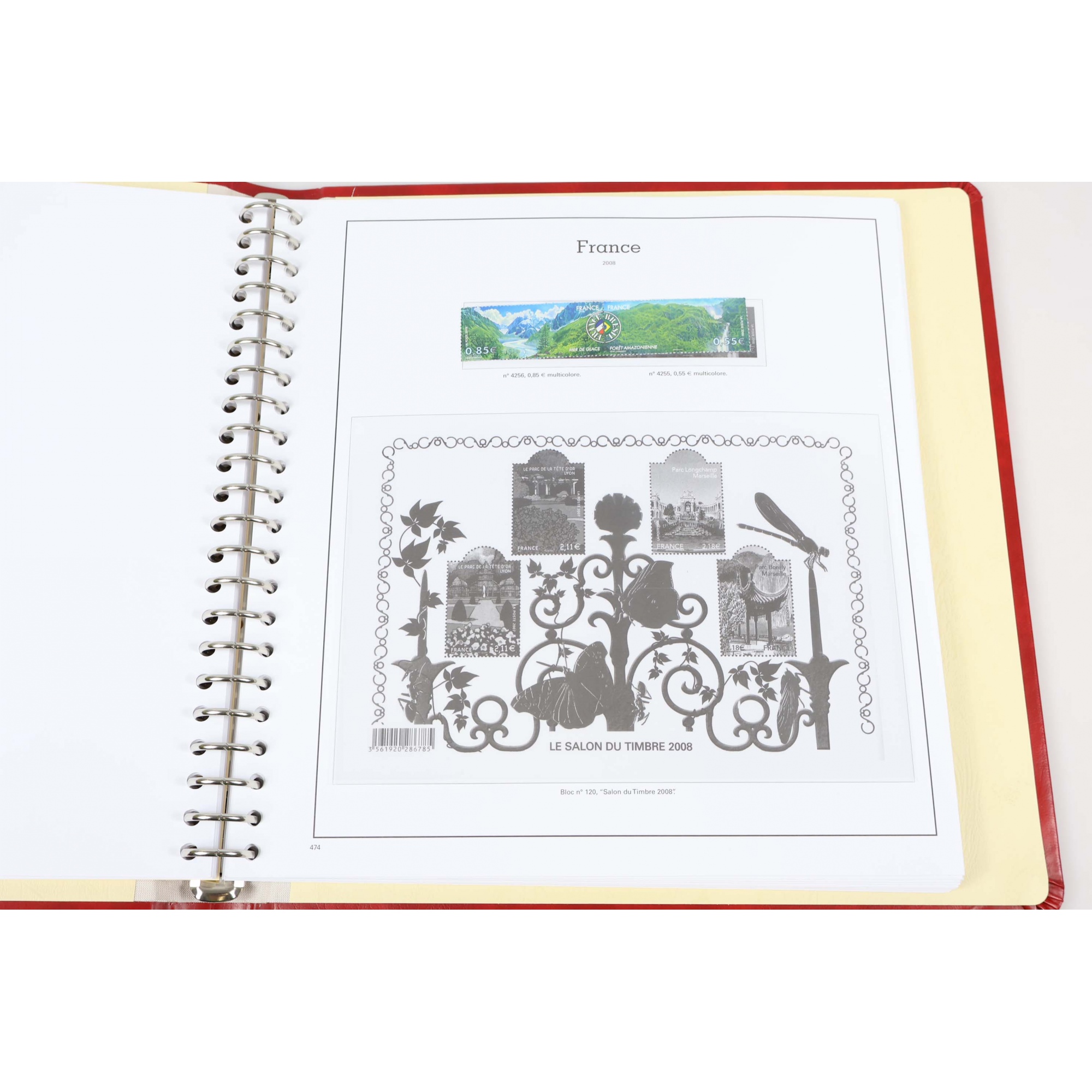 COLLECTION TIMBRES DE FRANCE 2008 À 2010 NEUFS** ALBUM YVERT ET TELLIER VF 212€